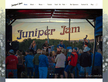 Tablet Screenshot of juniperjam.com